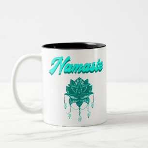 Namaste Two-Tone Coffee Mug