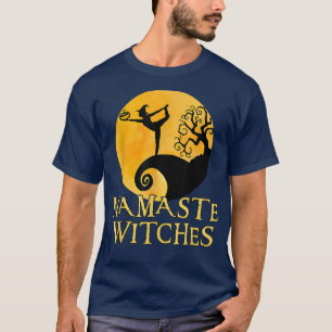Namaste Witches Funny Halloween Yoga Spiritual T-Shirt