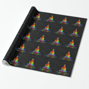 namaste wrapping paper