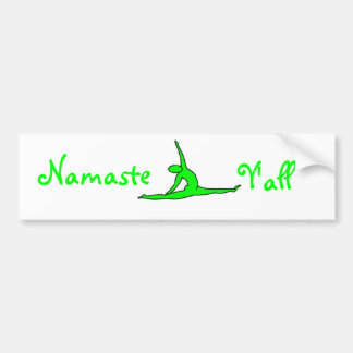 Namaste Y'all bumper sticker