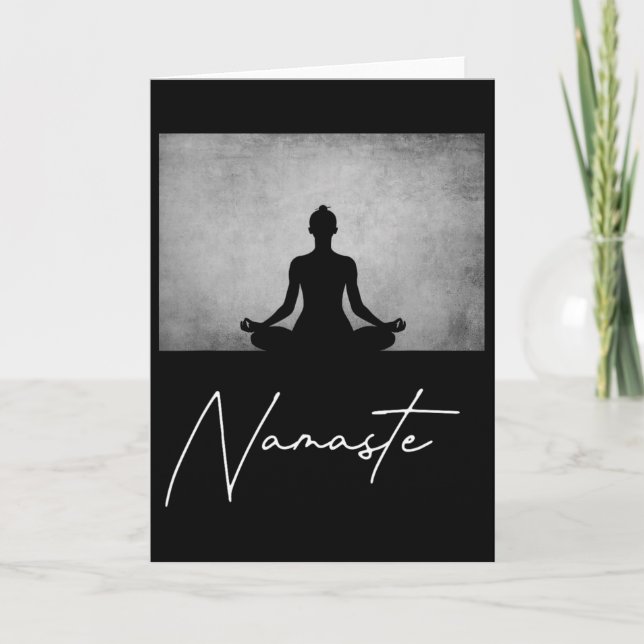 Namaste Yoga _1  Card (Front)