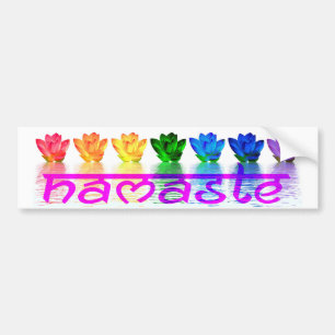 Namaste Yoga Bumper Sticker