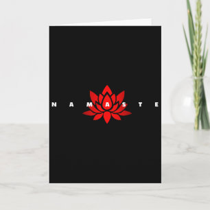 Namaste Yoga  Card