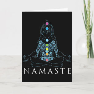 Namaste Yoga Meditation Gift  Card