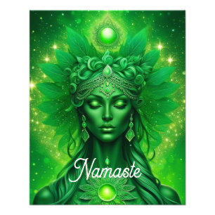 Namaste, Yoga, Meditation, Peace, Respect Photo Print