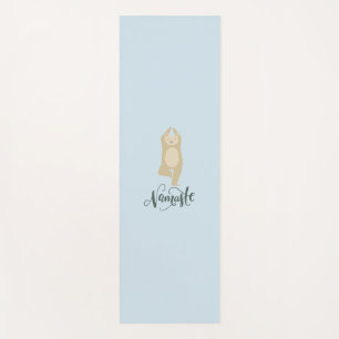 Namaste Yoga Pose Bear Yoga Mat