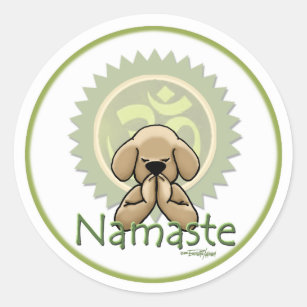 Namaste - yoga stickers
