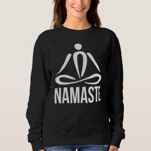 Namaste Zen Art Pride Yoga Workout Home Fitness Sweatshirt