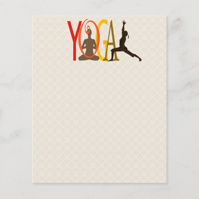 Namate Peace Yoga Flyer (Front)