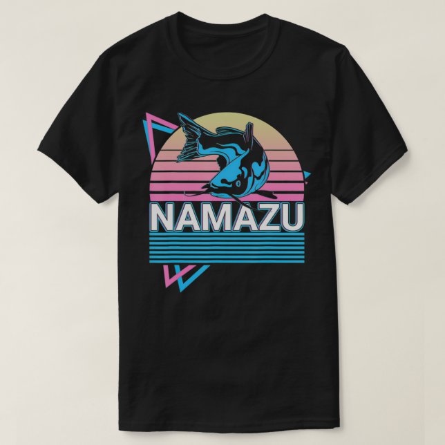 Namazu Catfish Japanese Mythology  T-Shirt (Design Front)