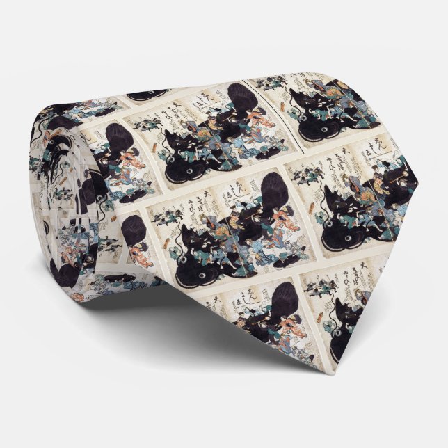 Namazu-e Tie (Rolled)