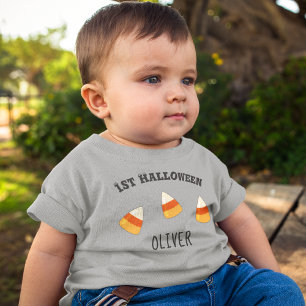 Name, 1st Halloween 3 to 24 months Toddler Baby T-Shirt