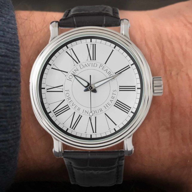 Name and Inscription Memorial Watch (Creator Uploaded)