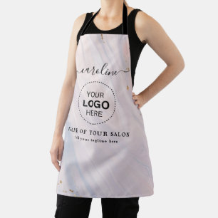 Name and Logo hair salon apron