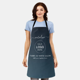 Name and Logo hair salon apron