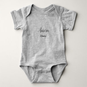 Name and Meaning (Aurora) Baby Bodysuit
