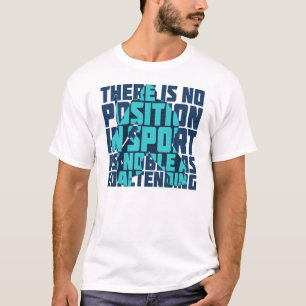 Name and Number Back Print Hockey Goalie Tee