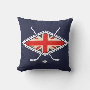 Name And Number British Ice Hockey Cushion