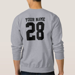 Name and Number custom sweatshirt