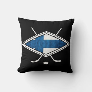 Name And Number Finnish Ice Hockey Cushion