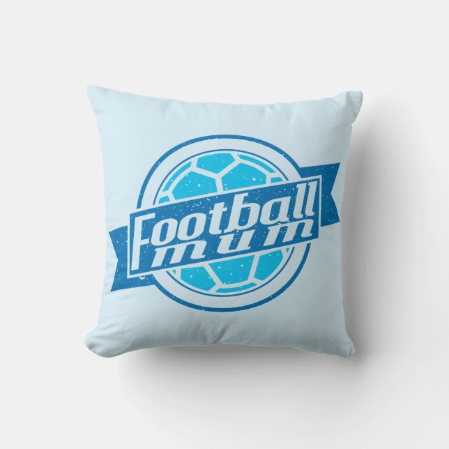 Name And Number Football Mum Cushion (Front)
