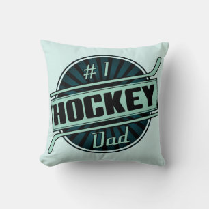 Name And Number Hockey Dad Cushion