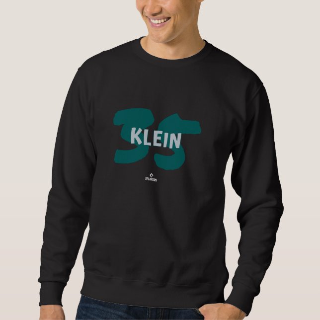 Name and Number Will Klein Seattle Baseball MLBPA Sweatshirt (Front)
