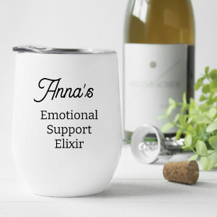 Name and photo thermal wine tumbler