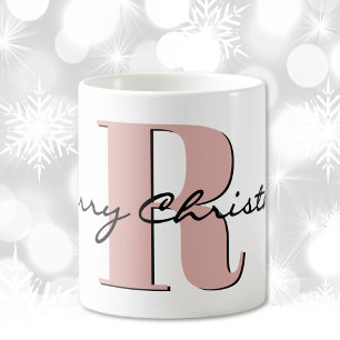 Name, April Diamond Birthstone   Merry Christmas Coffee Mug
