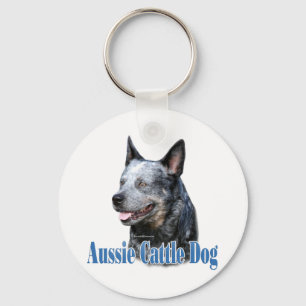 Name Aussie Cattle Dog Key Ring