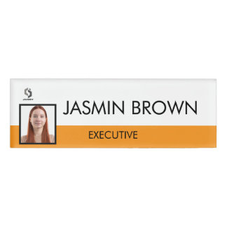 Name Badge Card & Custom QR Code Employee