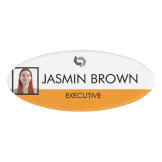 Name Badge Card & Custom QR Code Employee
