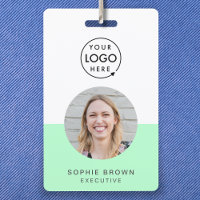 Name Badge Card | Custom QR Code Employee ID Badge
