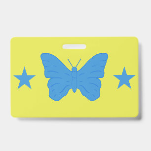 Name Badge with flag of Bady Bassit ID Badge