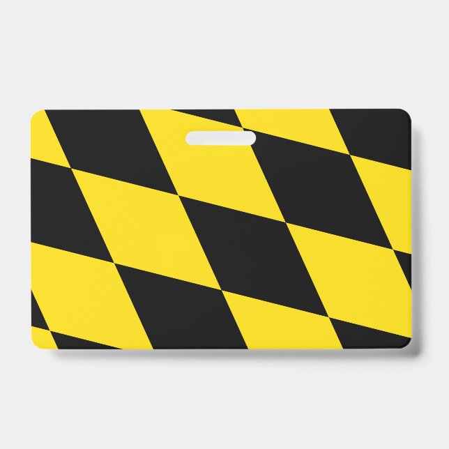 Name Badge with flag of Munich ID Badge (Front)