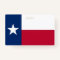 Name Badge with flag of Texas, USA