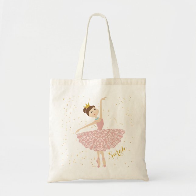 name ballerina tote bag (Front)