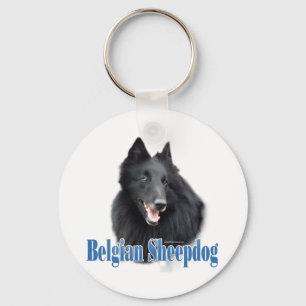 Name Belgian Sheepdog  Key Ring