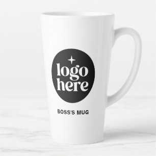 Name Business Branding Custom Employee Logo Latte Mug