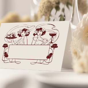 Name Cards Wedding Table Vintage