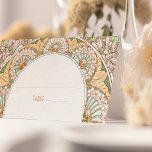 Name Cards Wedding Table Vintage Art Nouveau<br><div class="desc">Name Cards Wedding Table Vintage Art Nouveau by Alphonse Mucha in a floral, romantic, and whimsical design. Victorian flourishes complement classic art deco fonts. Please enter your custom information, and you're done. If you wish to change the design further, simply click the blue "Customise It" button. Thank you so much...</div>