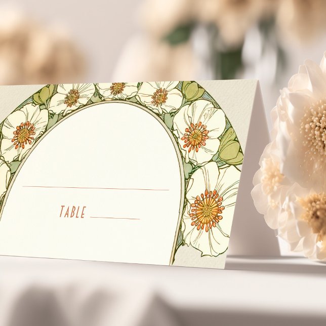 Name Cards Wedding Table Vintage Art Nouveau (Creator Uploaded)