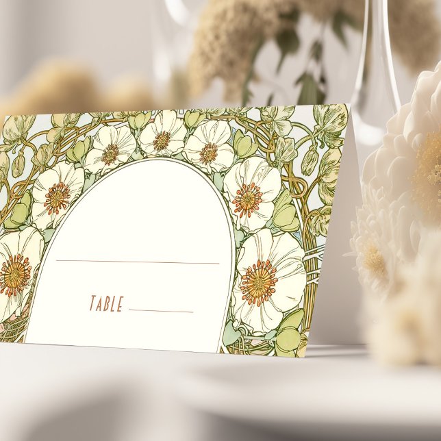 Name Cards Wedding Table Vintage Art Nouveau (Creator Uploaded)