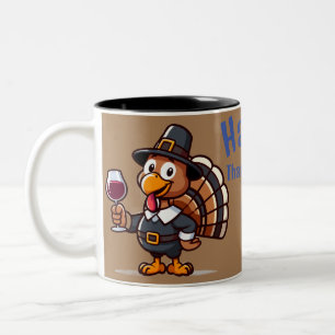 Name change Thanksgiving Two-Tone Coffee Mug