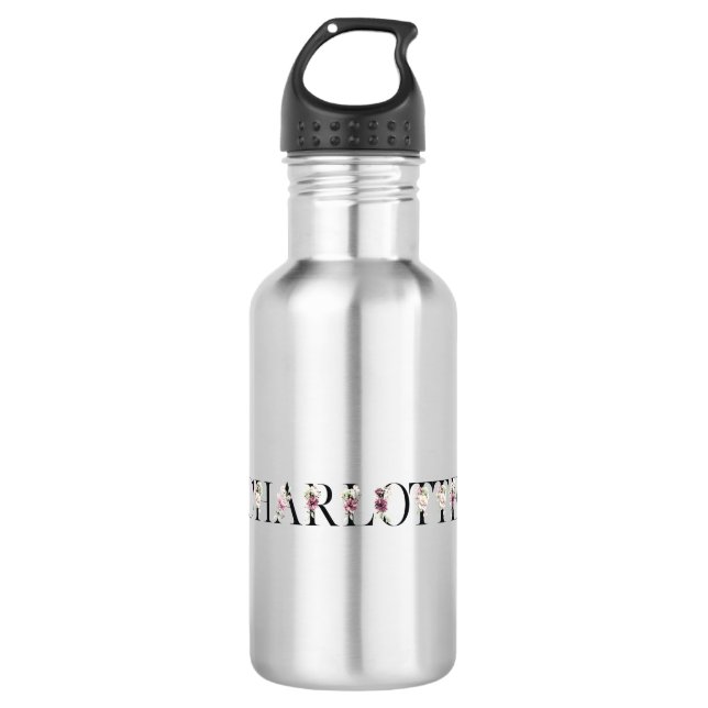 Name Charlotte 532 Ml Water Bottle (Front)