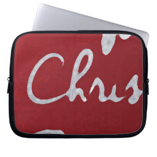 Name_CHRIS_funda _10 Laptop Sleeve
