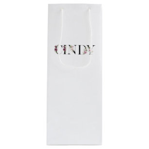 Name Cindy Wine Gift Bag