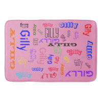 Name Collage 🎁 Amazing Word Cloud Hot Pink Girly