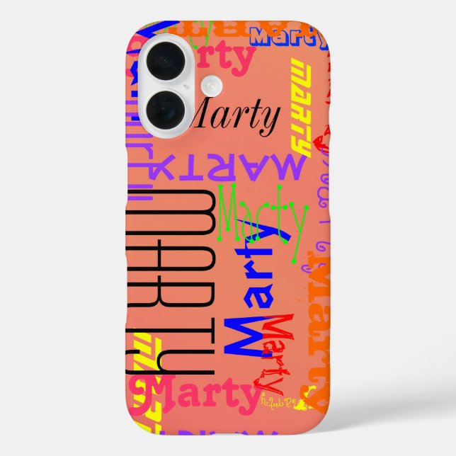 Name Collage Case-Mate iPhone Case (Back)