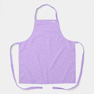 Name Custom Rose (Lavender) apron